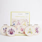 Orchids Embroidery Hoop Kit with finished hoops
