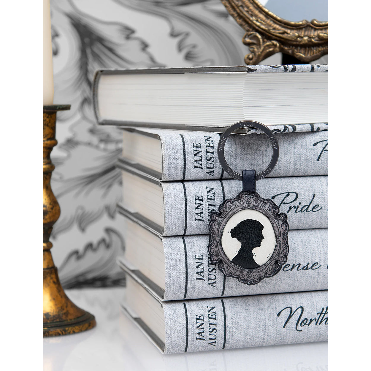 Austen Silhouette Keyring 
