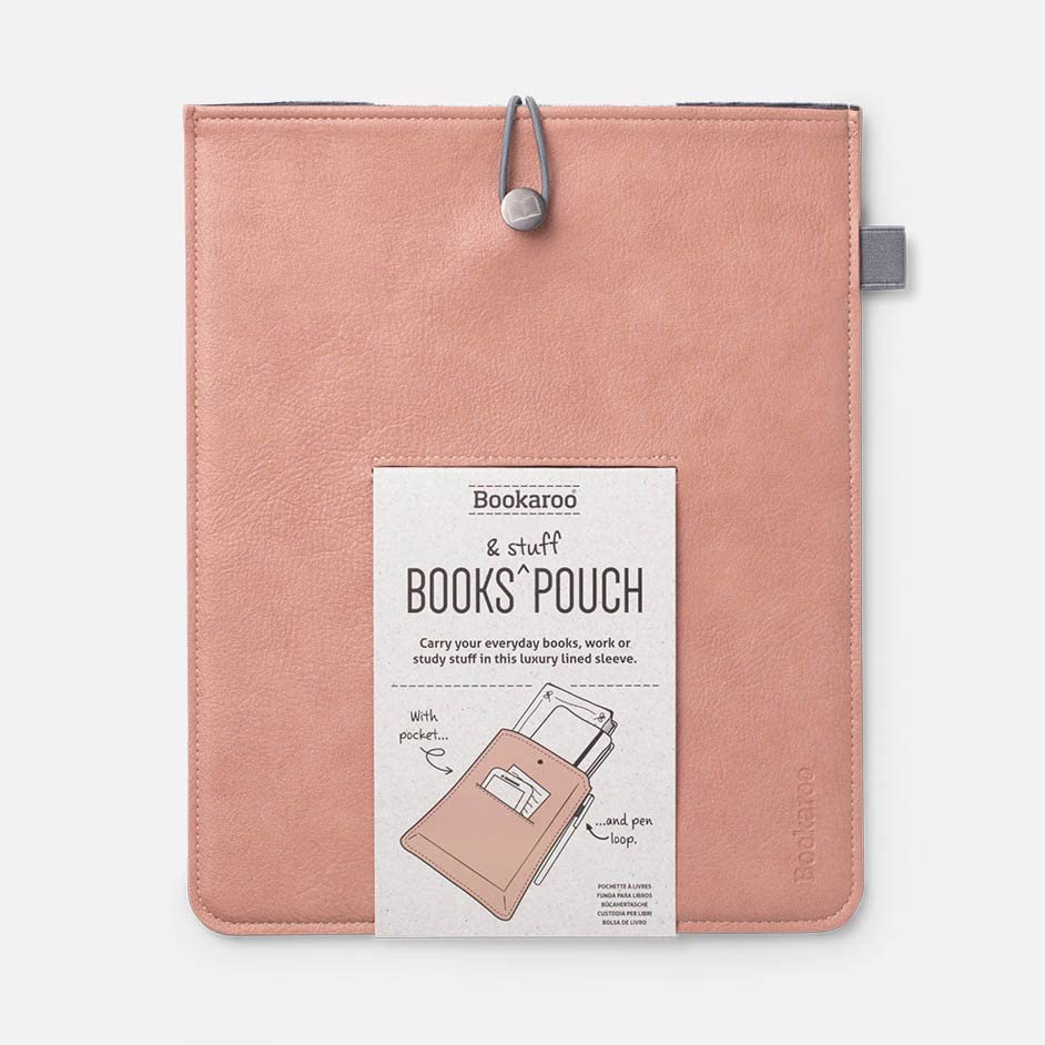 Image of Bookaroo Books & Stuff Pouch Blush