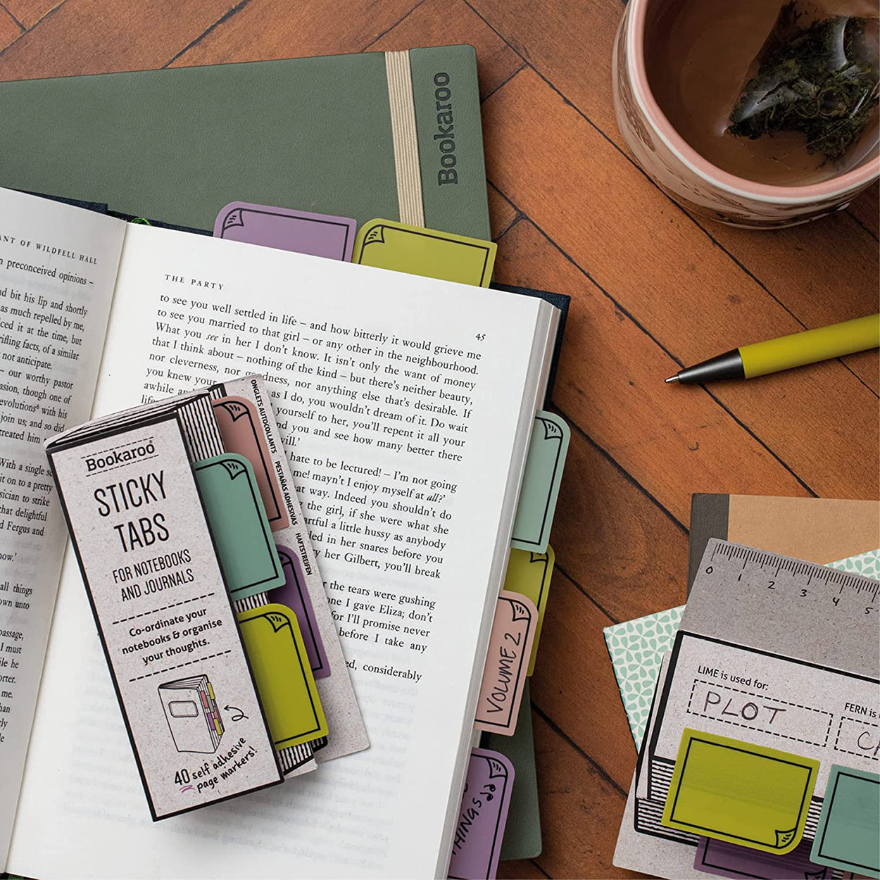 Lifestyle shot of Sticky Tabs Pastels