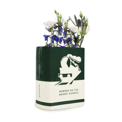 Murder on the Orient Express Ceramic Vase with flowers