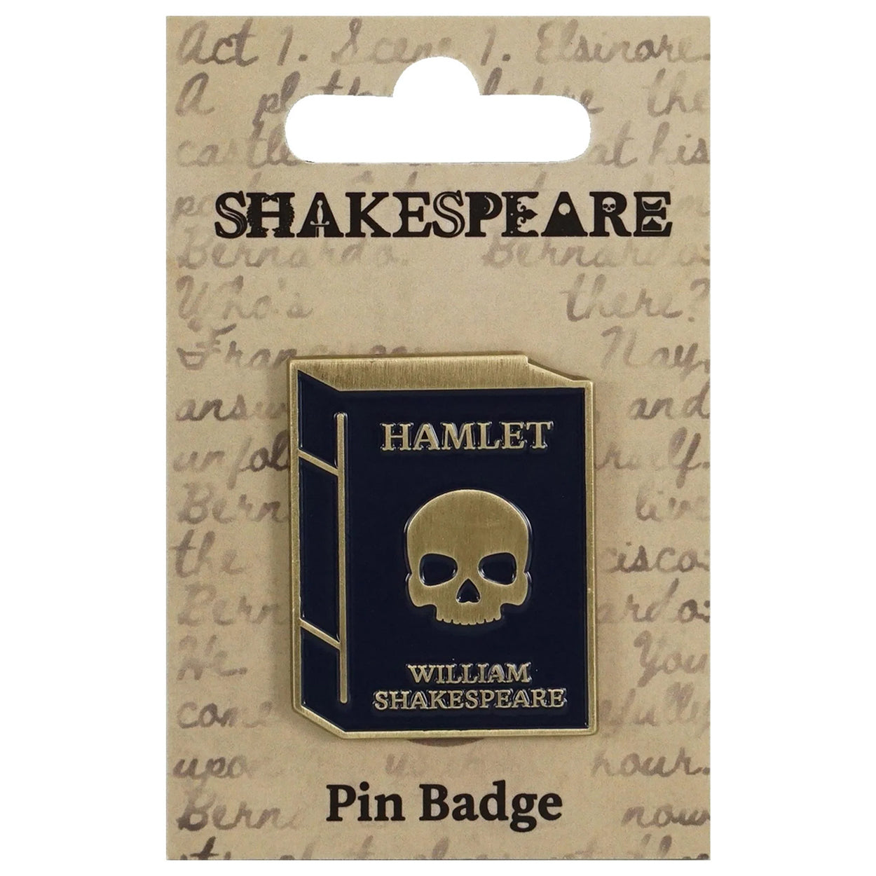 Hamlet Book Pin