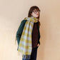 Avocado Gingham Scarf