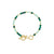 Gold plated semi-precious Jade Bracelet