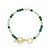 Green Jade T-Bar Beaded Bracelet