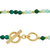 Green Jade T-Bar Beaded Bracelet T Bar and Bead Detail