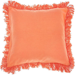 Terracotta Block Print Cushion Cover
