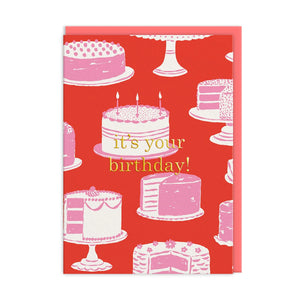 Cake Stands Birthday Card