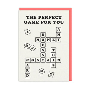 Scrabble Greetings Card