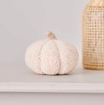 Small Boucle Pumpkin Cushion