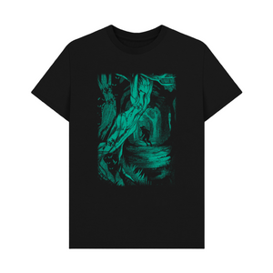 Black Printed T-shirt Weird Woods