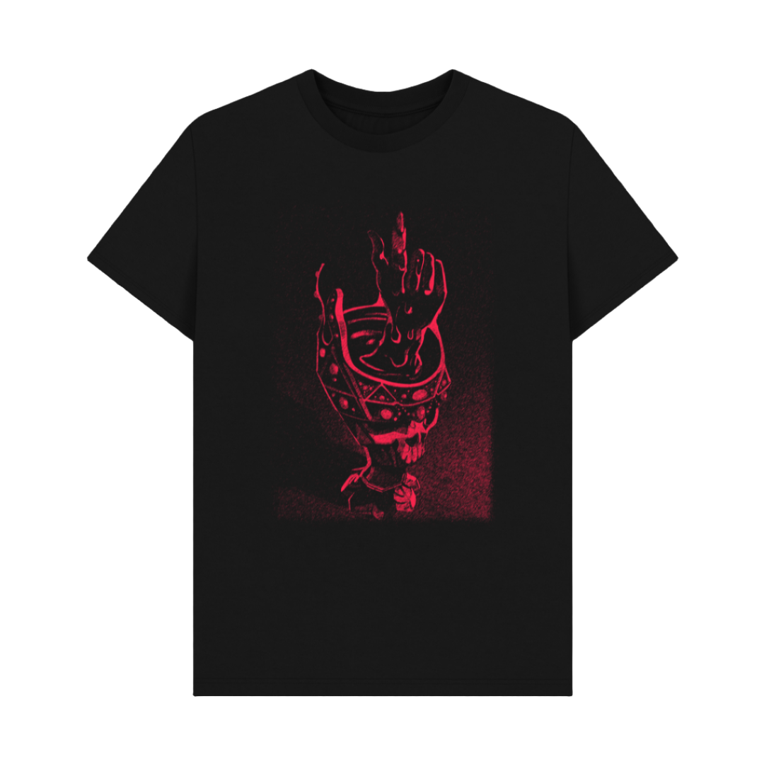 Black Printed T-shirt Dead Drunk