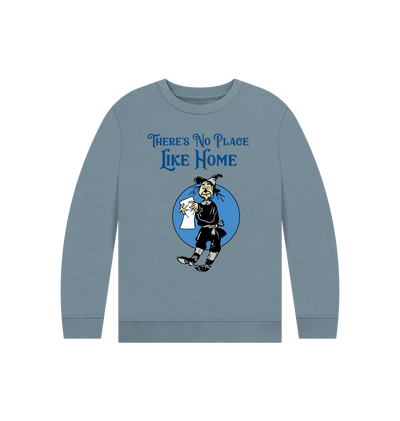 Stone Blue Scarecrow Kids Organic Jumper