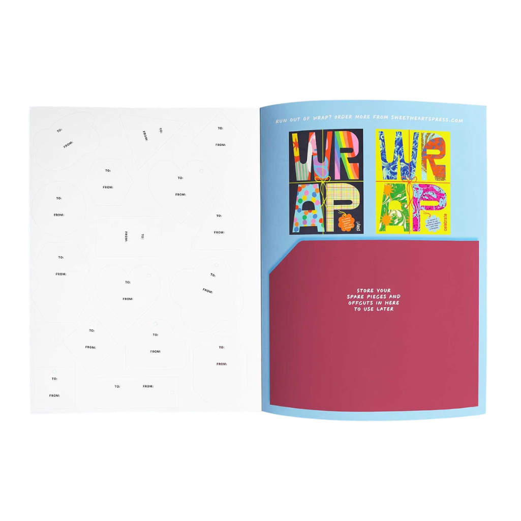 WRAP: Celebrate - Gift Wrapping Paper Book with Gift Tags
by Sweet Hearts Press (Author)  Format: Paperback