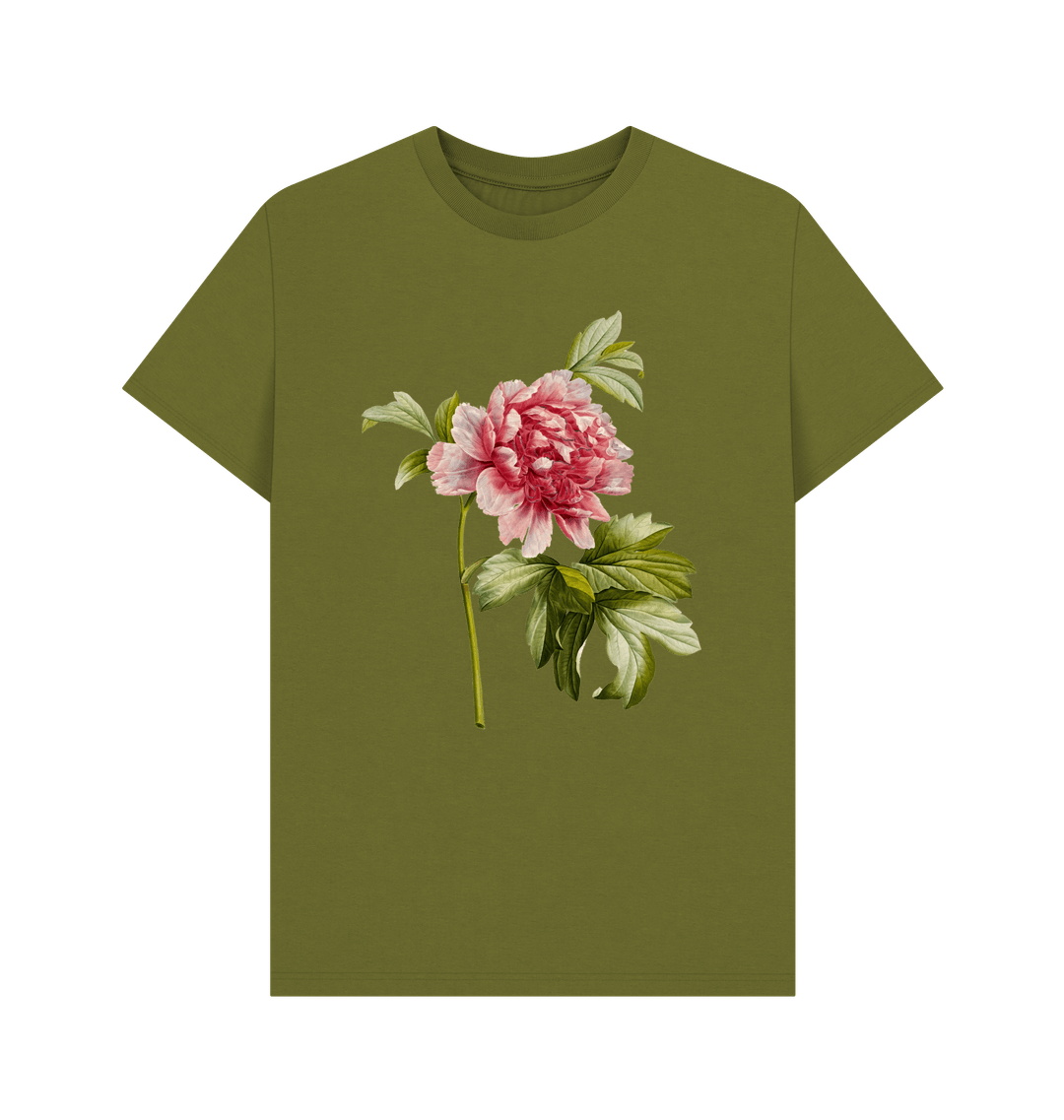 Moss Green Printed T-shirt
