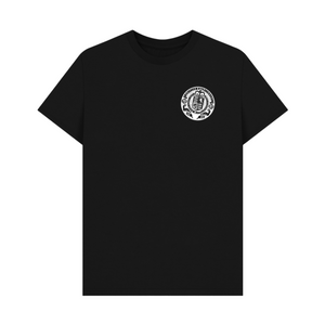 Black British Library Stamp Printed T-shirt