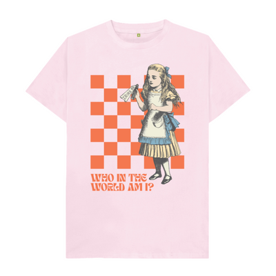 Who in the world am I Alice T shirt British Library Online Shop