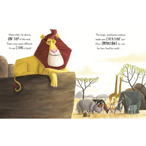 The Lion Inside, 10th Anniversary Edition by Rachel Bright and Jim Field. Inside spread.