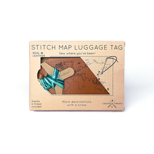  'Stitch where you've been' Luggage Tag