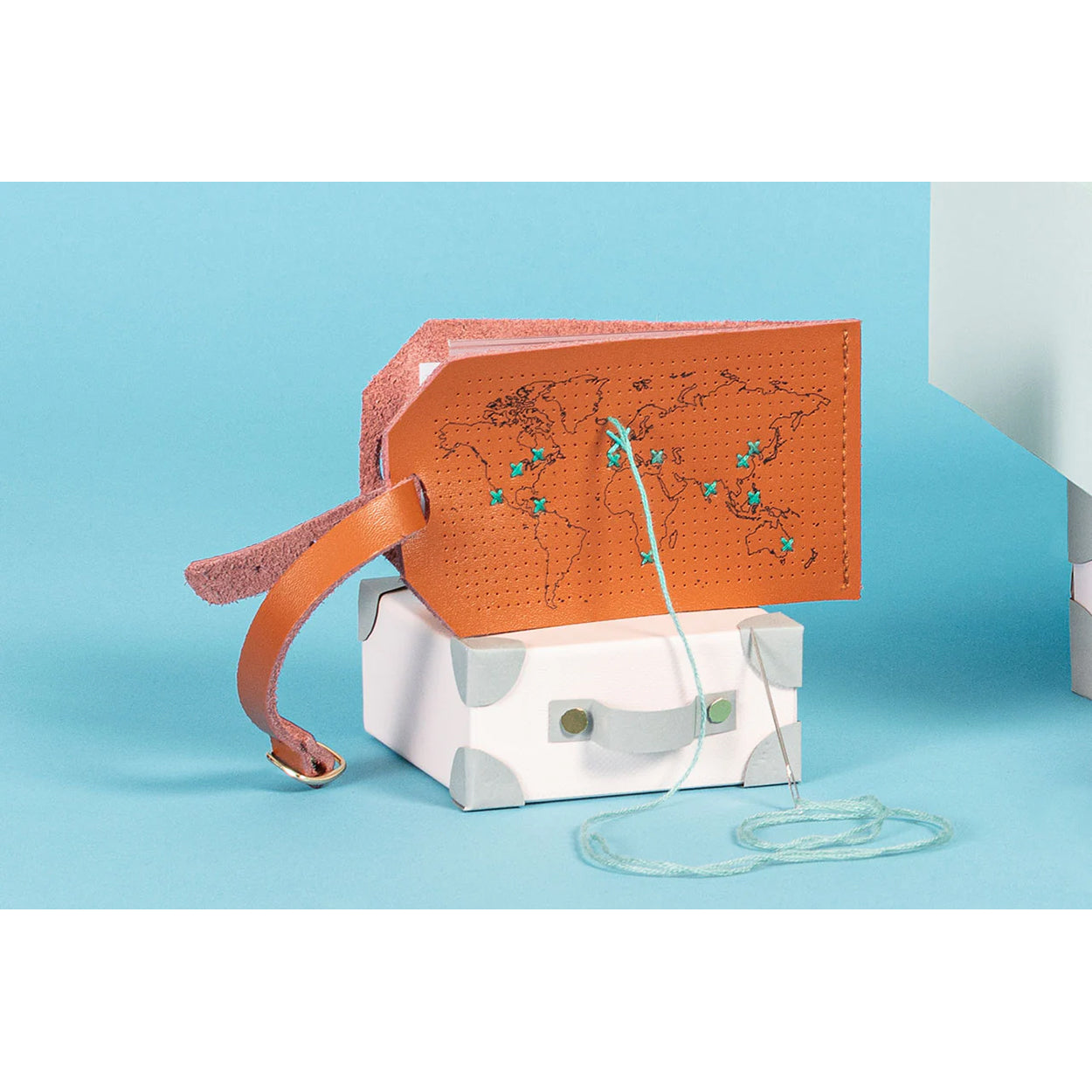  'Stitch where you've been' Luggage Tag