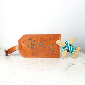  'Stitch where you've been' Luggage Tag