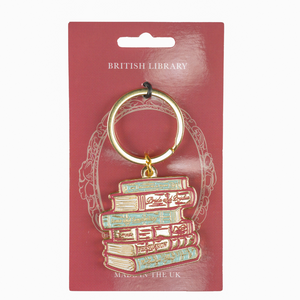 Jane Austen Books Keyring with packaging