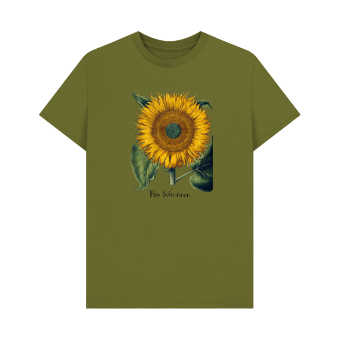 Sunflower Moss Green Printed T-shirt