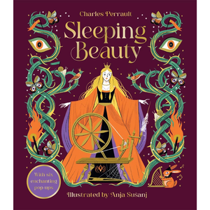Book cover of 'Sleeping Beauty' with illustrated design and character.