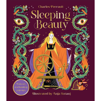 Book cover of 'Sleeping Beauty' with illustrated design and character.