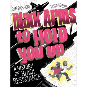 Book cover of 'Black Arms to Hold You Up' with text and graphic design elements.