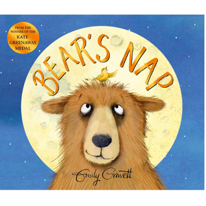 Book cover of 'Bear's Nap' with a bear illustration and blue background