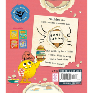 Nibbles: The Very Hungry Book Monster - Nibbles (Hardback) back cover