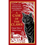 Book cover of 'A Case of the Claws' with a cat illustration on a red background