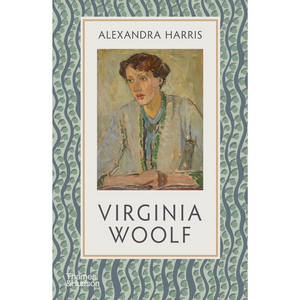 Book cover with a portrait of Virginia Woolf and the title 'Virginia Woolf' by Alexandra Harris.