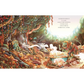 Colorful illustration of a fantasy scene with characters and nature elements.