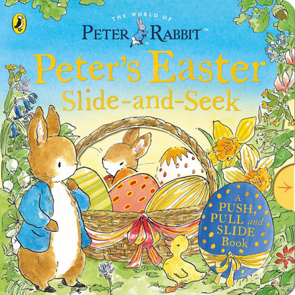 The Peter Rabbit: Peter’s Easter Slide-and-Seek (Peter Rabbit Slide-and-Seek) Board book – 29 Jan. 2026
by Beatrix Potter (Author)