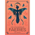 Book cover of 'The Little Book of Faeries' with a fairy illustration on a pink background.