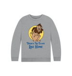 Athletic Grey Cowardly Lion Kids Organic Jumper