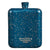 Blue Speckled Hip Flask, front view