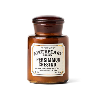 Persimmon and Chestnut Apothecary Candle