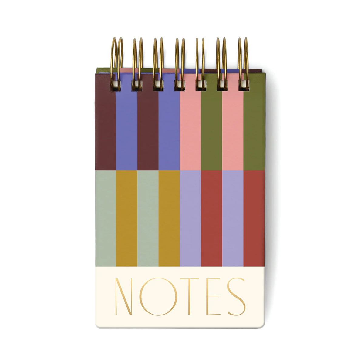 Bold Stripes Twin Wire Notepad Front Cover