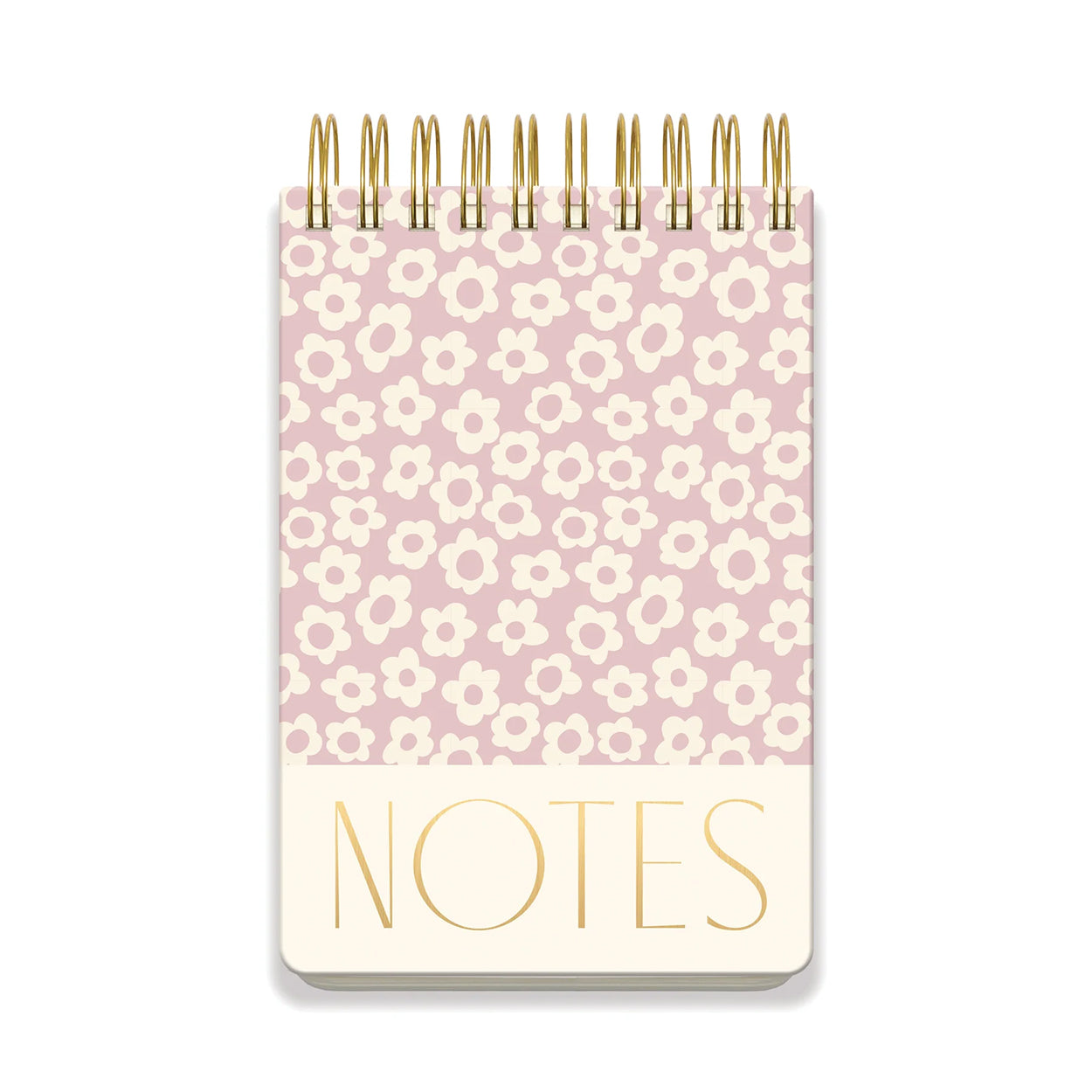 Lilac Groovy Floral Notepad Front Cover