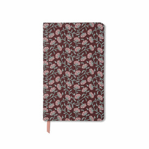 Burgundy Vintage Floral Journal