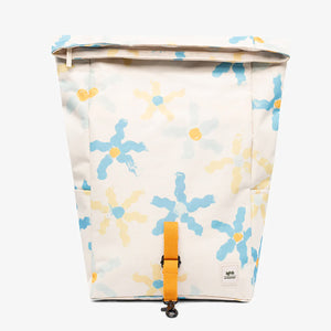 Mini Roll Top Backpack Printed Daisy