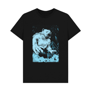 Black Printed T-shirt Polar Horrors
