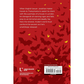 Book back cover with red bat pattern and text on a white background