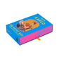 Frida Kahlo-themed artist box with colorful design on a white background