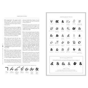 Page from a book or document featuring ampersand symbols and text on a white background.