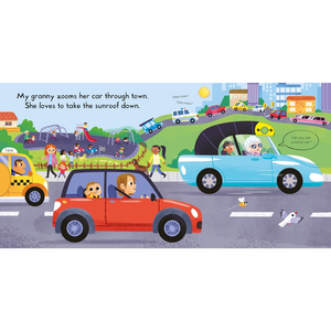 Busy Cars: A Push, Pull, Slide Book: 45 (Campbell Busy Books, 45) Board book – 3 April 2025
by Campbell Books (Author), Mel Matthews (Illustrator)