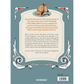 Book back cover with decorative elements and text, featuring a Sherlock Holmes-themed design.